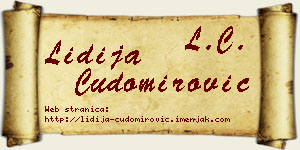 Lidija Čudomirović vizit kartica